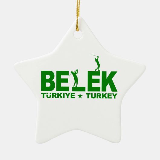 GOLF BELEK ornament - aanpasbaar (Voorkant)