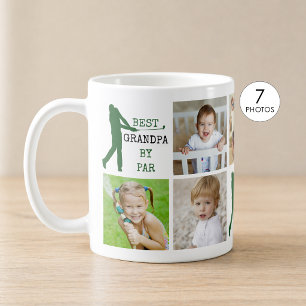Golf BEST GRANDPA DOOR PAR 7 Foto Collage Koffiemok
