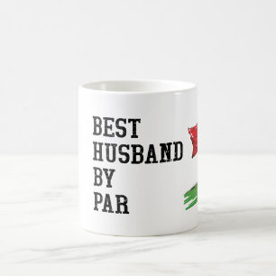 Golf Best Husband beroemd gemaakt door Par Koffiemok