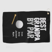 Golf beste opa door par voor opa golfhanddoek (Horizontaal)