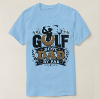 Golf Beste Papa Volgens Par Grappige Golf Vaderdag T-shirt