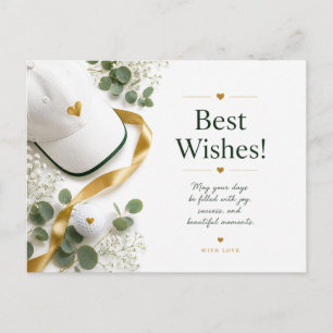 Golf Beste wensen aan golfer Briefkaart