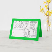 Golf Birthday Card Kaart (Gele Bloem)