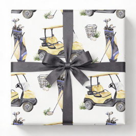 Golf Birthday Party Cadeaupapier