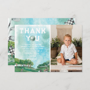 Golf Birthday Party   Foto bedankt