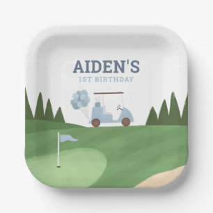 Golf Birthday Party Papieren Bordje