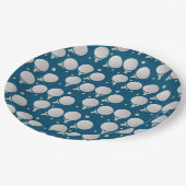 Golf Birthday Party Pattern Papieren Bordje (Gekanteld)