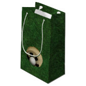 Golf Birthday Small Gift Bag Klein Cadeauzakje (Achterkant Gekanteld)
