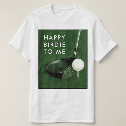 Golf Birthday T-shirt (Design voorkant)