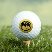 Golf Black Dragon Gold Veine Titleist Pro V1 balles de  (T-shirt Insitu)