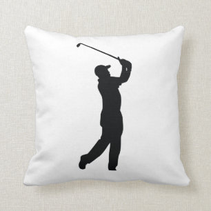 Golf Black Silhouette Shadow Kussen