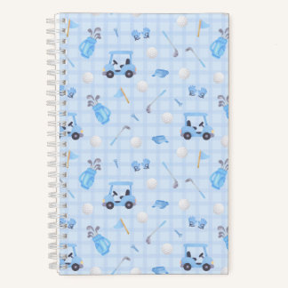 Golf Blauw Notitieboek