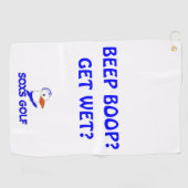 Golf Boop de bip ? Serviette de golf? (Horizontal)