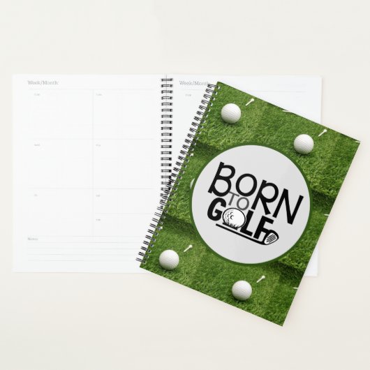 Golf Born au golf pour golfeur   (Devant avec enveloppe)