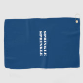 Golf Boujee Blues Serviette de sport (Horizontal)