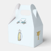 Golf Boy Baby shower Bedankdoosjes (Achterkant)