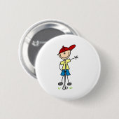 Golf Boy Button (Voorkant /achterkant)