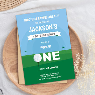 Golf Boy Invitation d'anniversaire