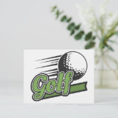 Golf Briefkaart (Staand voorkant)