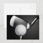Golf Briefkaart (Voorkant / Achterkant)