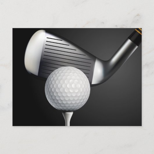 Golf Briefkaart (Voorkant)