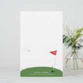 Golf Briefpapier (Staand voorkant)