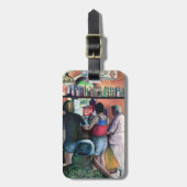 Golf Bufe, Boedapest Bagagelabel (Voorkant verticaal)