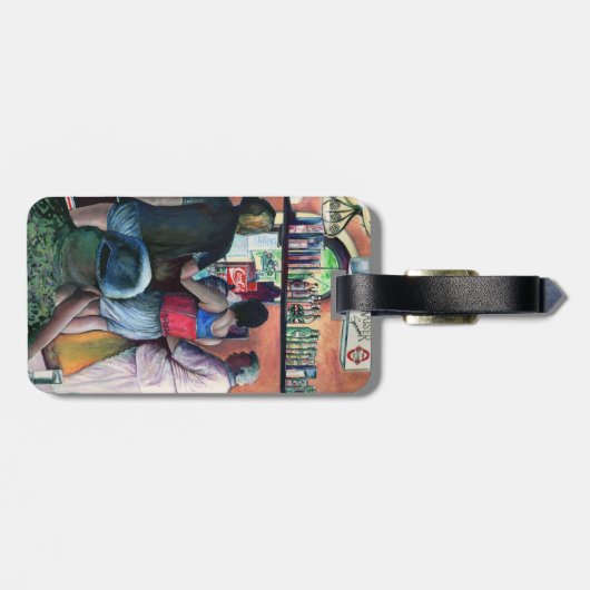 Golf Bufe, Boedapest Bagagelabel (Achterkant horizontaal)