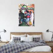 Golf Bufe Boedapest Hongarije Canvas Afdruk (Insitu (Slaapkamer))