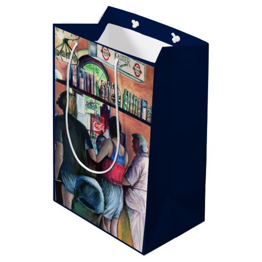 Golf Bufe, Boedapest Medium Cadeauzakje (Achterkant Gekanteld)