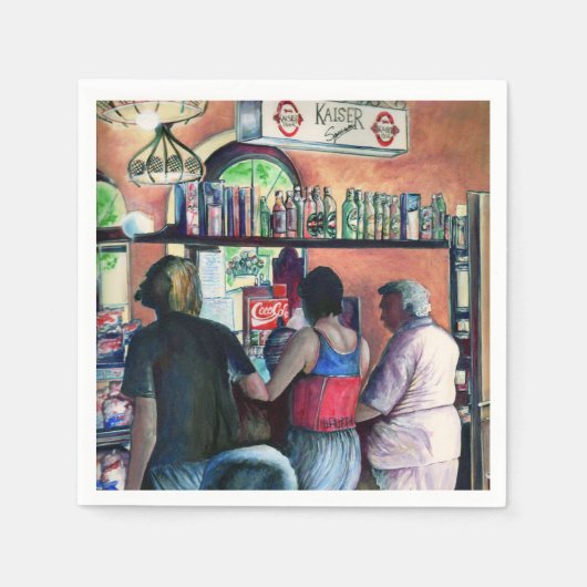 Golf Bufe, Boedapest Servetten (Voorkant)