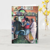 Golf Bufe Budapest Hongrie Carte de voeux (Fleur jaune)