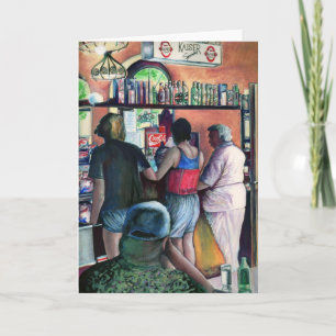 Golf Bufe Budapest Hungary Wenskaart Kaart