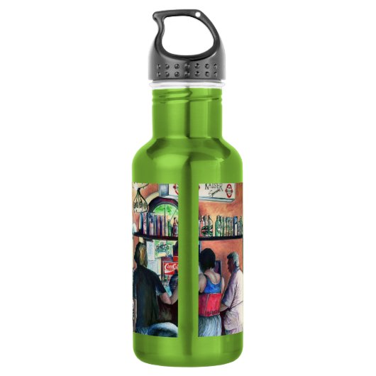 Golf Buffe, Boedapest Waterfles (Achterkant)