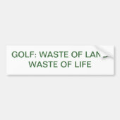 GOLF BUMPERSTICKER (Voorkant)