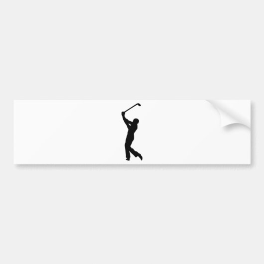 golf bumpersticker (Voorkant)