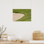 Golf Bunker Poster (Keuken)