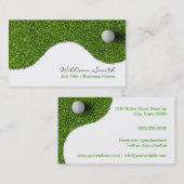 Golf Business Card Visitekaartje (Voorkant / Achterkant)