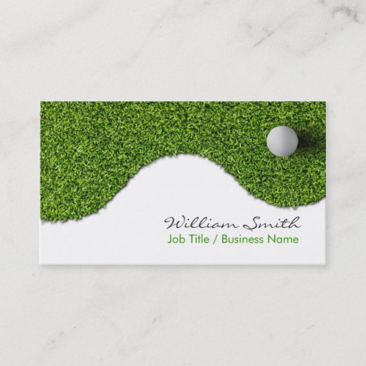 Golf Business Card Visitekaartje (Voorkant)