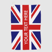 Golf Cadeau britannique fait sur commande de serviette (Devant)