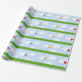 Golf Cadeau Cadeaupapier (Uitgerold)