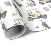 Golf Cadeaupapier (Rol Hoek)