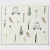 Golf Cadeaupapier (Vlak)