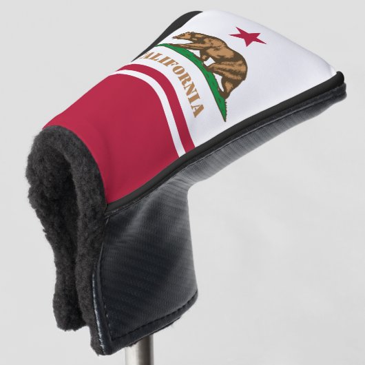 Golf California & Flag USA/Golf Clubs Hoesjes Golfheadcover (3/4 voorkant)