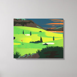 Golf Canvas Afdruk