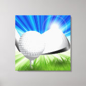 Golf Canvas Kunst (Voorkant)