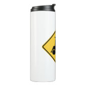 Golf Cart Attentie Thermosbeker (Gedraaid links)