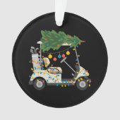 Golf Cart Christmas Tree Lights Xmas Sport Golfer (devant)