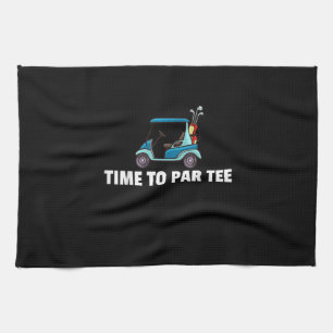 Golf Cart Gift Golfing Golfer Funny Mannen Theedoek