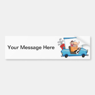 Golf Cart Guy Bumpersticker